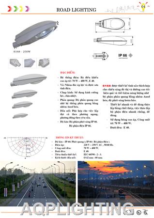 Đèn đường S168 - 250w
