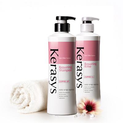 kerasys Repairing ( Phục hồi độ b&oacute;ng cho t&oacute;c bị hư tổn nhẹ, kh&ocirc; v&agrave; kh&oacute; ch&atilde;i )